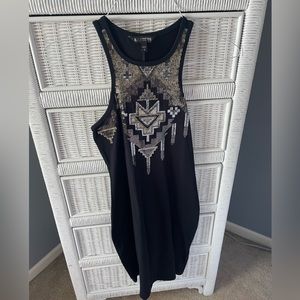 Black express body con dress
